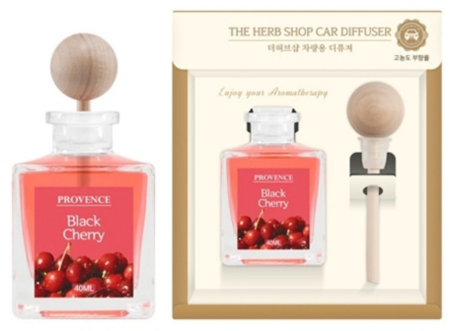 더허브샵 차량용 디퓨저, 블랙체리, 3개