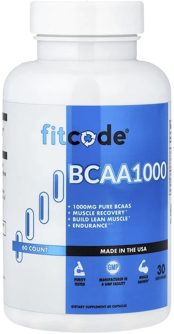 신상할인판매 fitcode BCAA 1000 캡슐 60정 최저가격, 1개 - 쿠팡