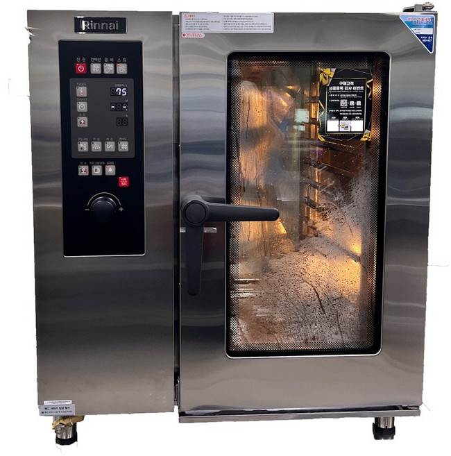 린나이 업소용 전기 스팀컨벡션오븐 RCO-100CE 10단 식수인원 400명 전기오븐