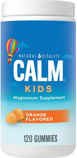 내츄럴바이탈리티 캄 어린이 마그네슘 83g 스위트 시트러스 구미, 1개, 120정 - 쿠팡