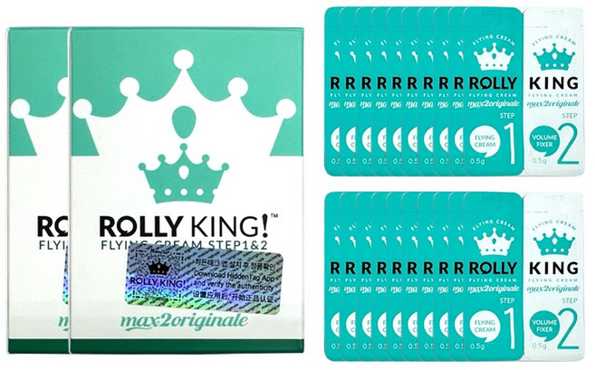 롤리킹 속눈썹 펌제 1제 0.5g + 2제 0.5g, 10g, 2개