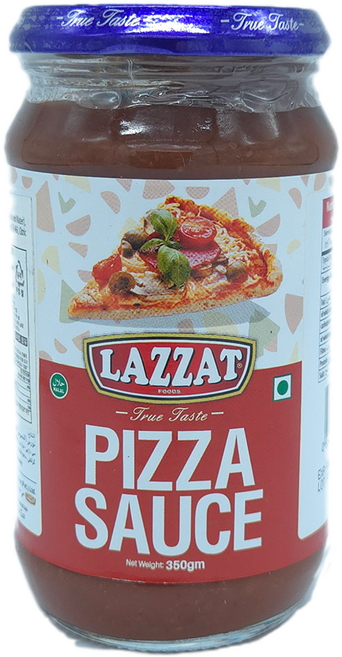 Lazzat Pizza Sauce 350g Ready to Use Pakistan 할랄 피자 소스 라자트 바로 사용 가능 파키스탄, 1개