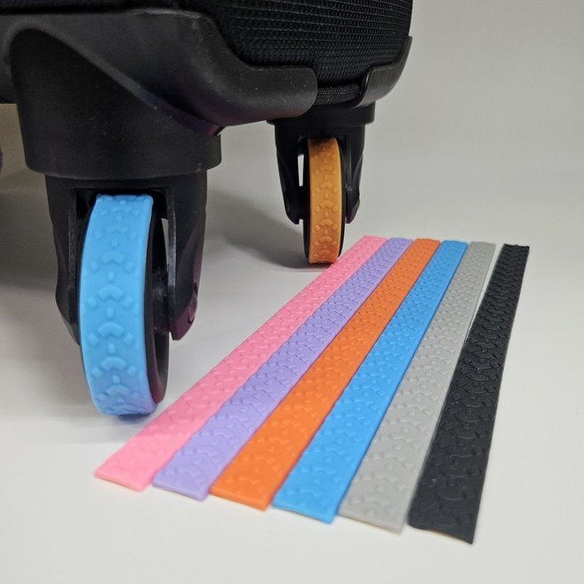 캐리어 바퀴 커버 소음 마모 방지 보호대 매너 테이프 패치 (20인치 25인치 28인치 기내용 수화물)