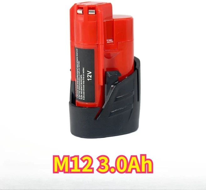 밀워키 배터리용 3.0Ah6.0Ah 12V 충전식 공구용) 48-11-2402 P108, 04 3.0Ah Battery