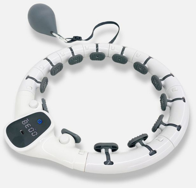 찐노마진몰 6세대 스마트훌라후프 뱃살 지압 홈트 실내 유산소운동, 6세대스마트훌라후프, 1개