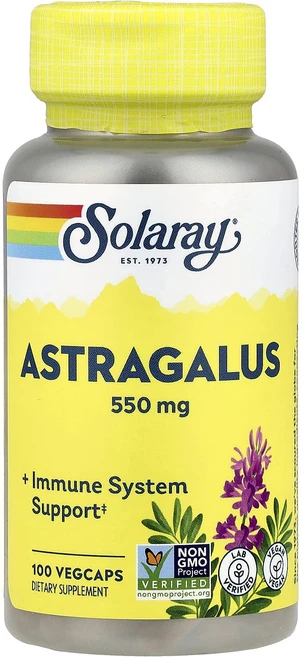 Solaray 유기농 재배 황기 550mg 베지 캡슐 100정, Solaray유기농재배황기550mg베지캡슐100정, 1개 - 쿠팡