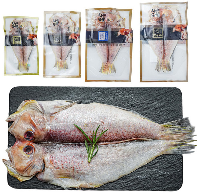 제주 자연산 손질 옥돔 반건조 동문시장 택배 명절선물 제주특산품, 2개, 마리당 350g이상