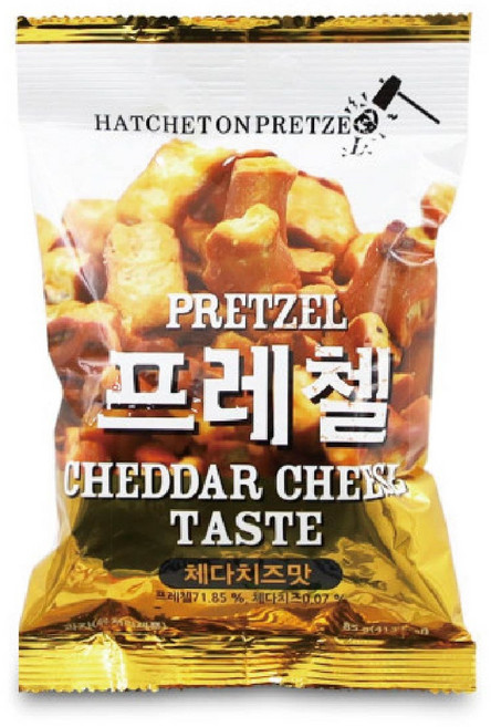 프레첼 체다치즈맛 85g, 18개