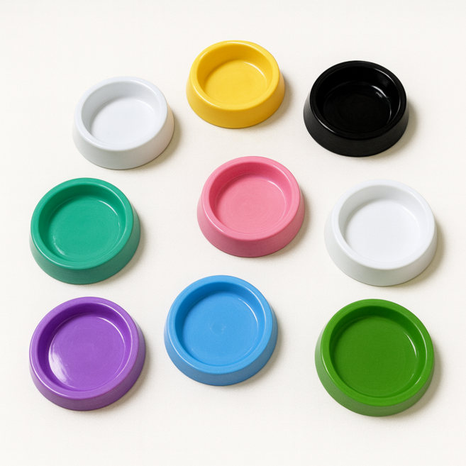 NRC파스텔 슈푸먹이그릇 대사이즈 NR-F52, 블링 옐로우