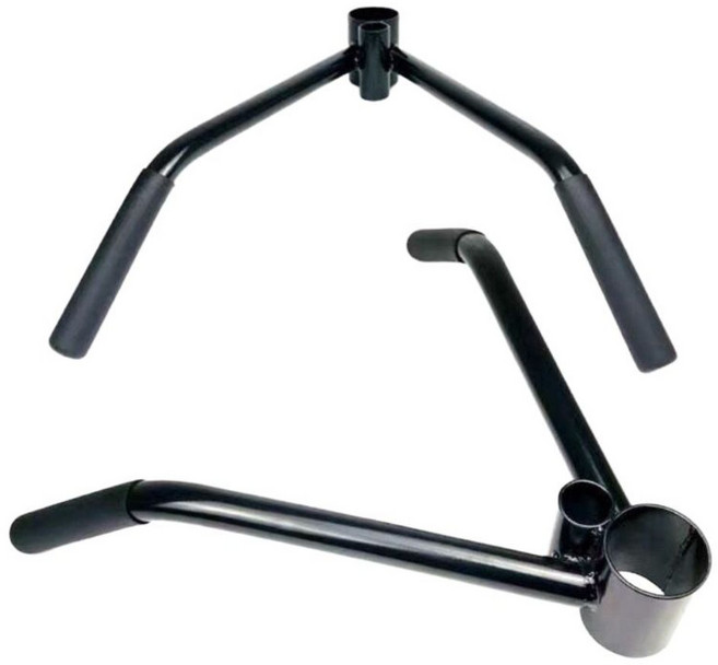 티바로우그립 시티드로우 t바로우 다기능 그립 이중 풀바 랫플다운, T 자형 더블 핸들 핸들