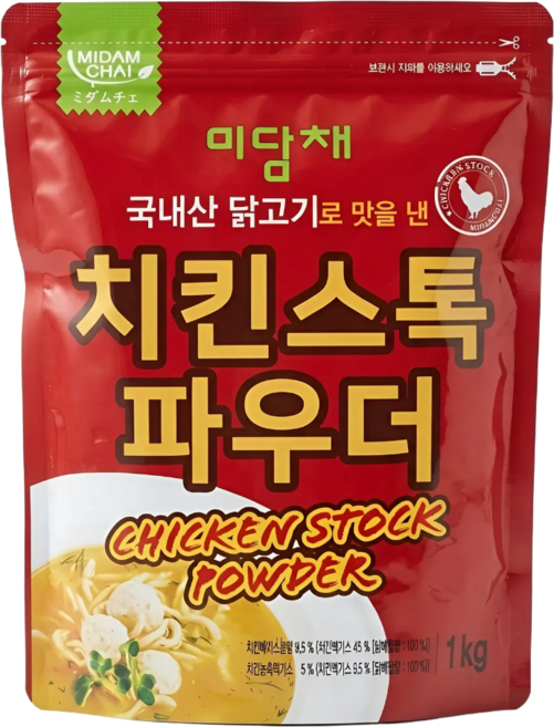 [미담채] 치킨스톡 파우더, 1개, 1kg