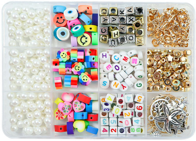 제이큐크로스 진주 알파벳 DIY 비즈팔찌 만들기 세트