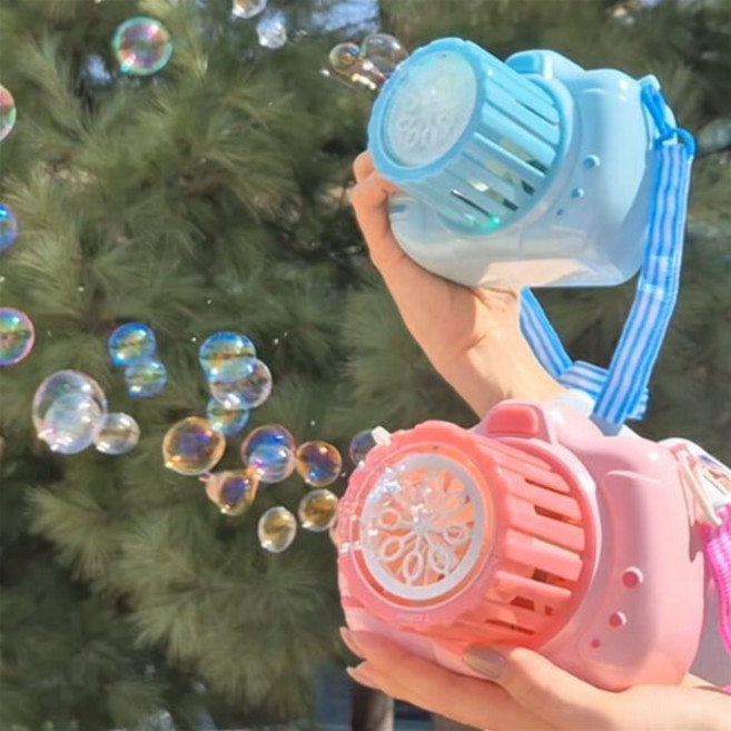 레츠토이 찰칵카메라 비눗방울 자동버블 비누방울, 블루, 1개