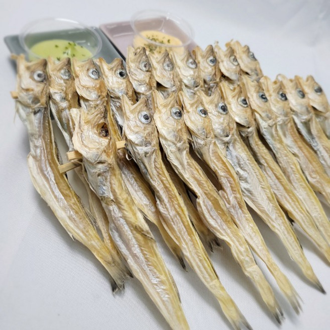 [인생건어물] 지방태 대구 줄노가리 160급 건어물 대용량 업소용, 100개