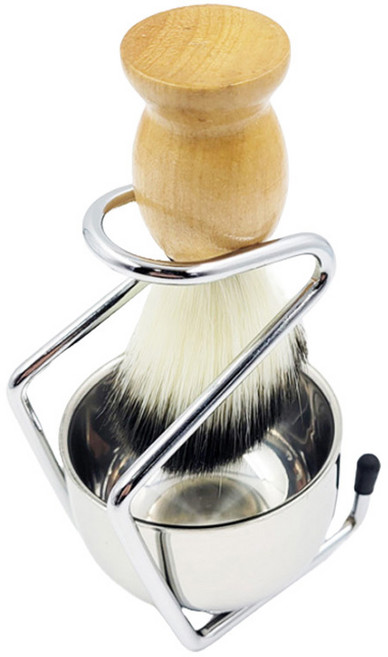 바버샵 면도 브러시 세트, 1개