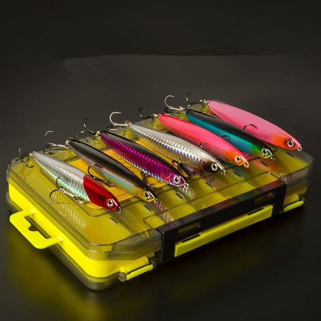 프로싱 루어낚시미끼 싱킹 로켓 펜슬미노우 24g 7P 양면태클박스포장, 1개, 168g, 7종