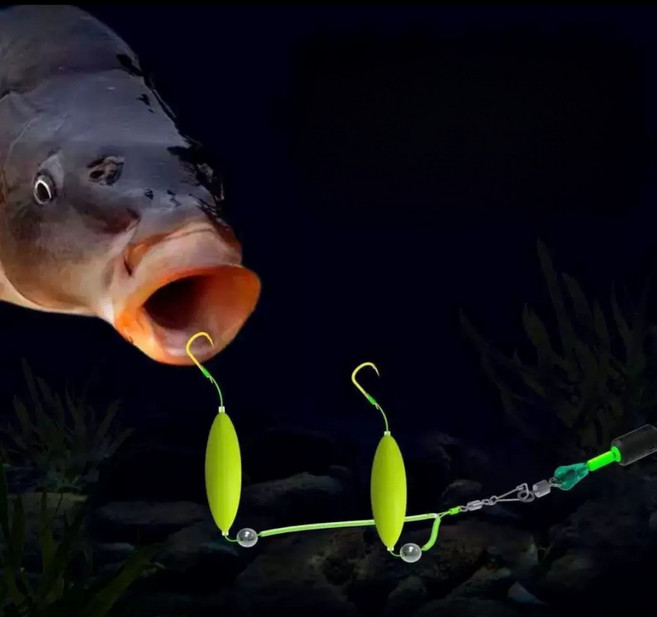 밑걸림 없는 부력바늘 민물 바다겸용 자동입질 감지 바늘세트, 1세트, 5개입