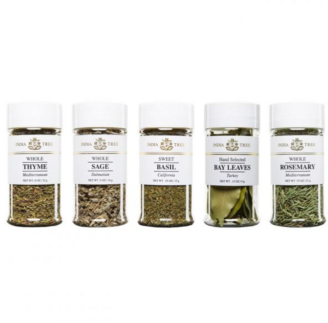 인디아 트리 사우스 아시안 향신료 세트 - 탄두리 마살라 가람 커리 가루 계피 카다멈 총 8.9온스, 주방 허브 향신료