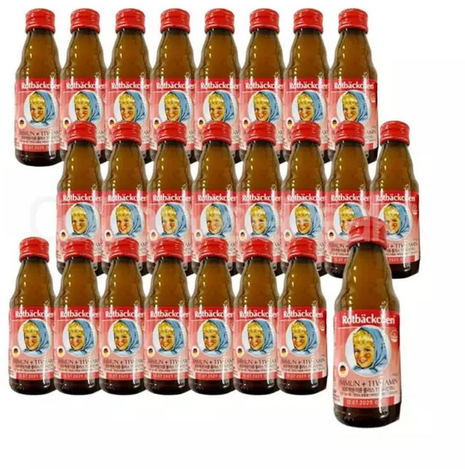 로트벡쉔 이뮨 플러스 11 비타민 미니 125ml 24병 종합 멀티 영양제 코스트코, 24개
