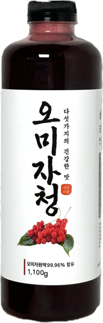 푸드잇다 5가지 풍부한 맛 문경 오미자청, 1개, 1개입, 1.1kg