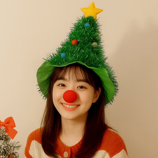 크리스마스 모자 트리모자 홈파티 산타모자