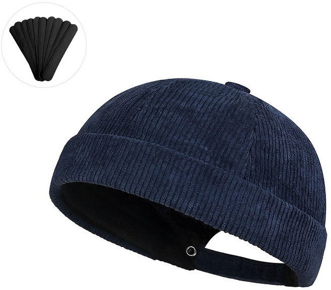 BELLEAURA 남여공용 심플 코듀로이 와치캡 레옹모자 캐주얼모자 패션모자 (모자오염방지패드 지급)