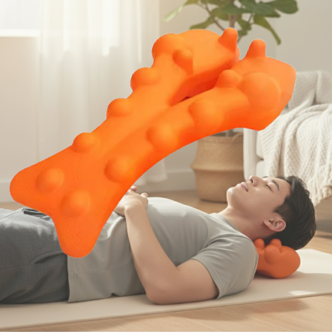 코다 휴대용 목 & 등 & 허리 & 골반 지압마사지, 넥 스트레쳐 ( 목, 어깨, 등 ), 1개