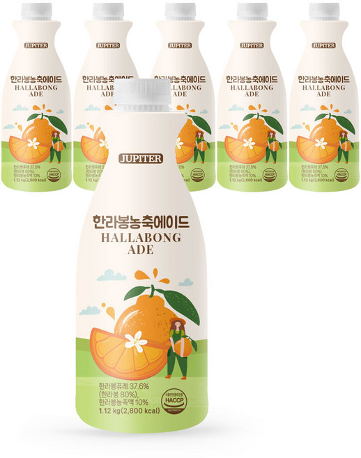 프리마 한라봉 농축에이드, 6개, 1.12kg