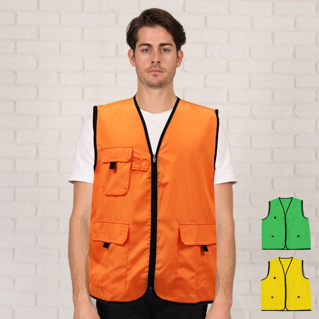 경량 단체 조끼 생활방수 작업 여름 현장 캠퍼스 봉사 가벼운 VE02