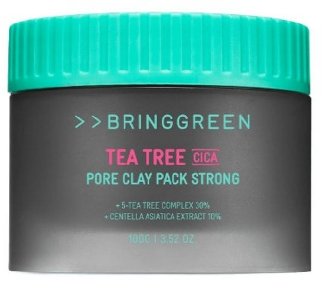 브링그린 티트리 시카 포어 클레이팩 스트롱 100g 팥스크럽팩, 1개, 1개입