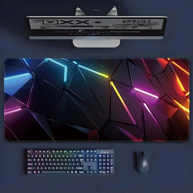 LANAYA GAMES 게이밍 마우스 장패드 E-SPORTS 전용 컨트롤 패드, 0 0 8