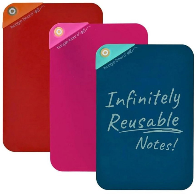 Boogie Board VersaNotes 가능한 지우기 사무실용 확장 지우개 10.2, Tricolor, 4x6 no Pen