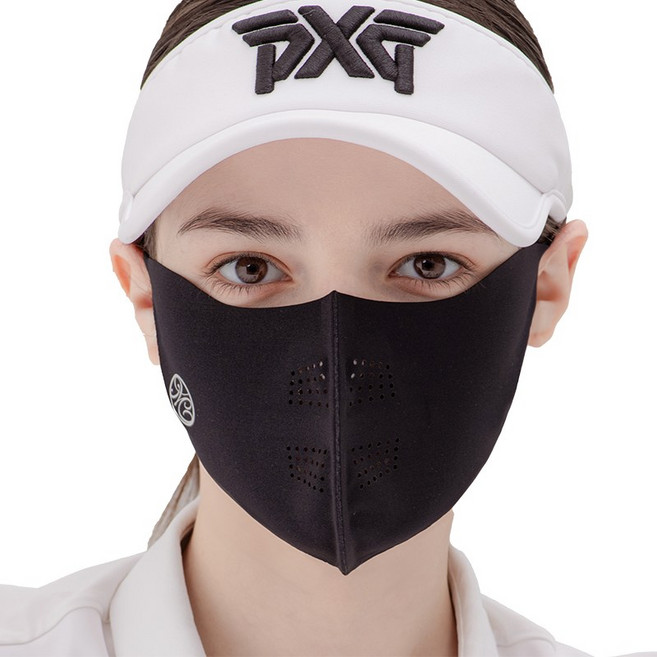 모델로 피부과전문의 개발 자외선차단 99.9% 마스크 에어핏 스탠다드 눈 밑 관자놀이까지 완벽 차단 마스크 골프 러닝 등산 얼굴햇빛가리개 안 쓴 듯 편안한 호흡, 에어핏 스탠다드 블랙 M, 1개