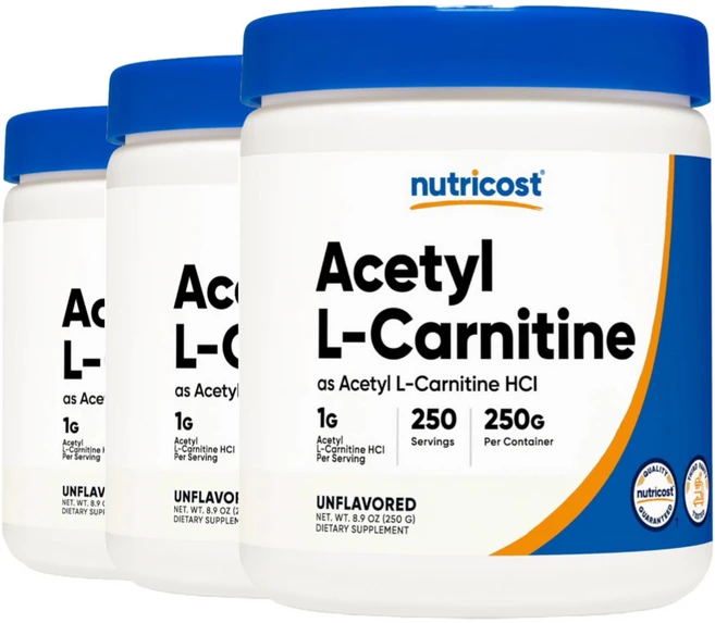 뉴트리코스트 아세틸 L-카르니틴 무맛 250g X 3병 - 쿠팡