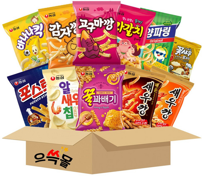 농심 과자 10종 세트, 1세트, 2호