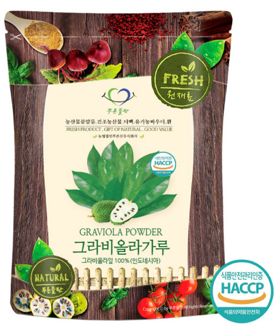 푸른들판 그라비올라 향신료가루, 1개, 100g