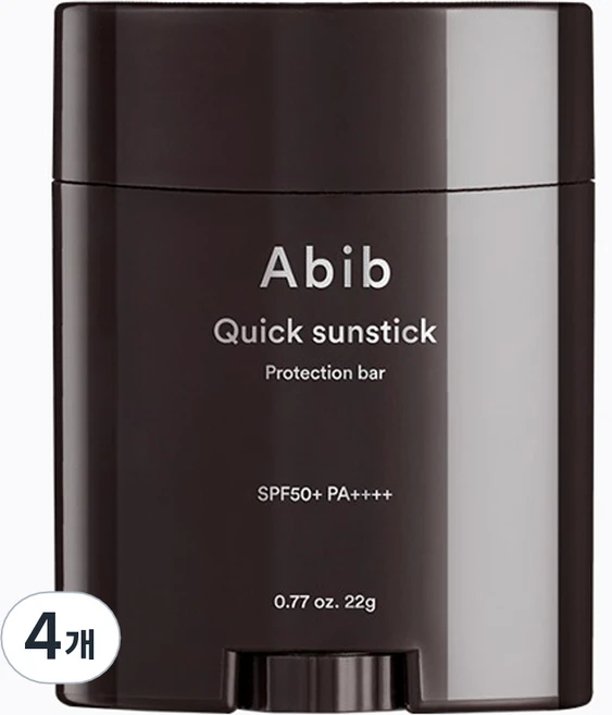 아비브 퀵 선스틱 프로텍션 바 SPF50+ PA++++, 22g, 4개 - 쿠팡