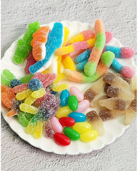 피니 1kg 웜젤리 지렁이 콜라병 젤리빈 모양 대용량 젤리 과자 8종, 웜 지렁이 1kg, 1개