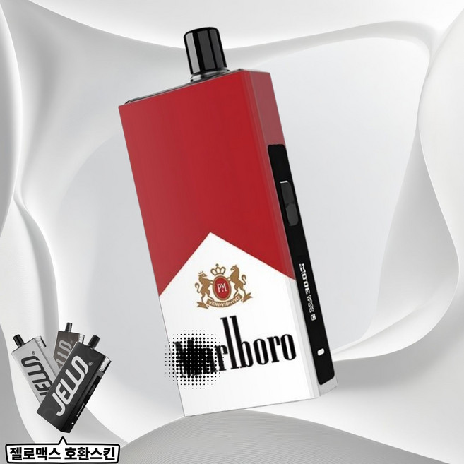 레더로그 헬베이프 젤로맥스 호환용 스킨 스티커 케이스, 1개, 006 C.레드