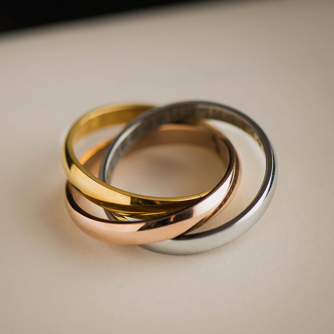 불교 광명진언 행운부적 개성 티타늄 재물 커플 반지 [HONHKONG FREE], 8호