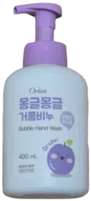 몽글몽글 거품비누 포도향, 400ml, 3개