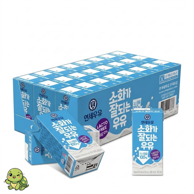 슬로우라이프 코스트코 연세우유 소화가 잘되는 멸균우유 190ml HACCP인증, 24개