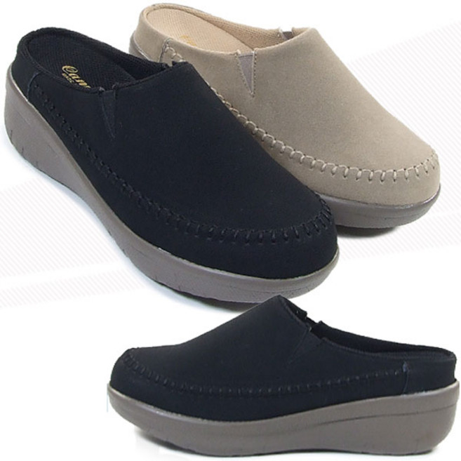 [슈엔몰] 캠벨숙방 / 가을&겨울 4cm통굽 발편한 여성슬리퍼 블로퍼 신발