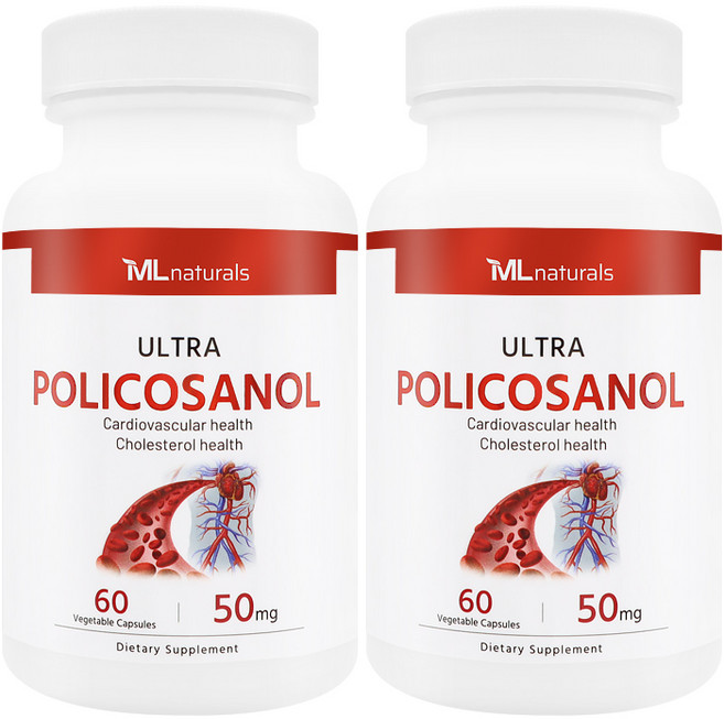 마이라이프 내추럴스 폴리코사놀 50mg, 60정, 2개