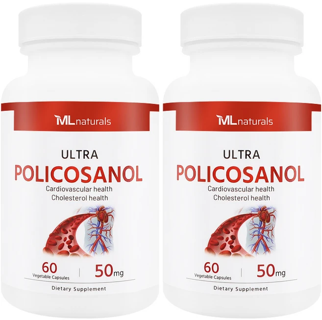 마이라이프 내추럴스 폴리코사놀 50mg, 60정, 2개 - 쿠팡