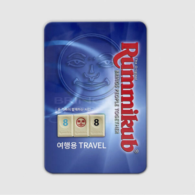 루미큐브 트래블 틴케이스 휴대용 보드게임, 단품, 1개