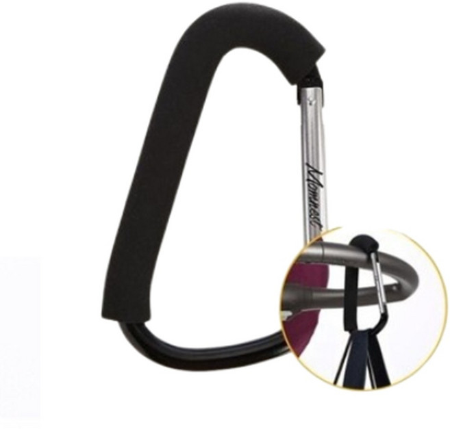 유모차 가방걸이 유모차 고리 핸들바 대형 후크, 1개