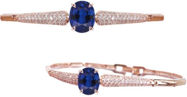 [혜성 주얼리] 루이즈 딥블루 사파이어 팔찌