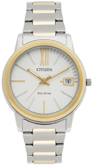 CITIZEN Eco-Drive 羅馬數字日期顯示腕錶