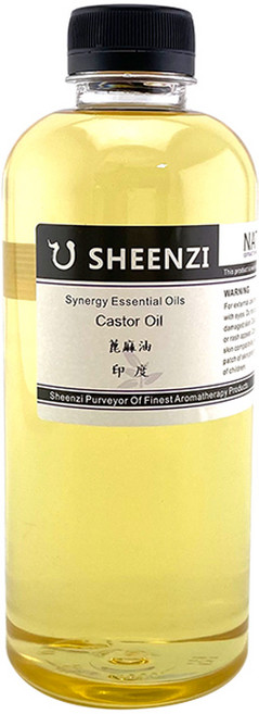SHEENZI 蓖麻油 基礎油 冷壓萃取 按摩SPA用油 印度產區 多容量選擇, 1kg, 1個